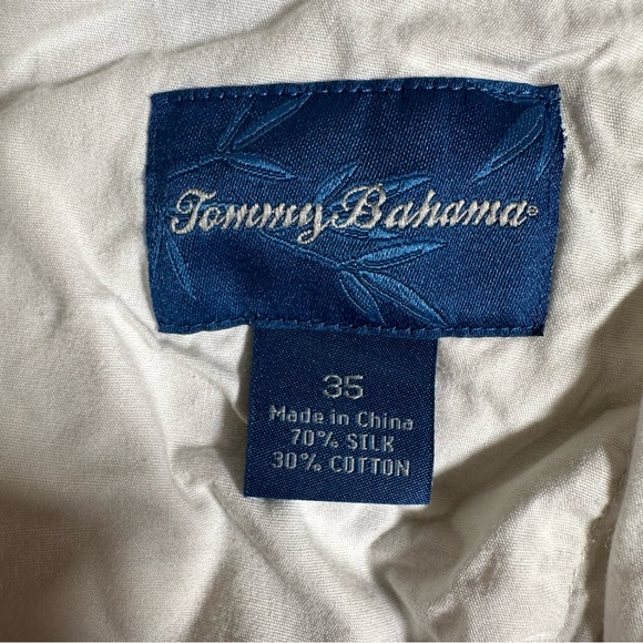 Tommy Bahama Shorts Men Size 35 Plaid Silk Blend 10" Inseam Paradise Nation GUC - Picture 4 of 12